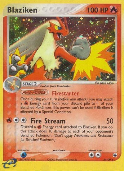 RS: Blaziken - 3/109 (Reverse Holofoil)