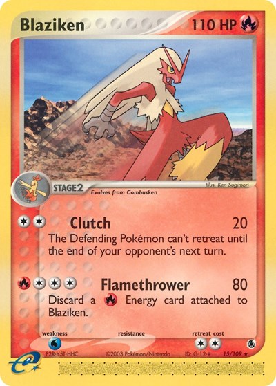 RS: Blaziken - 15/109 (Reverse Holofoil)