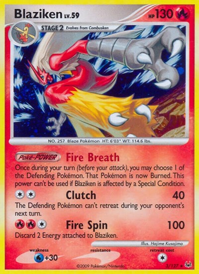 PL: Blaziken (Reverse Holofoil)
