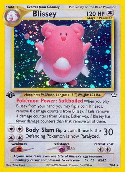 N3: Blissey (1st Edition Holofoil)
