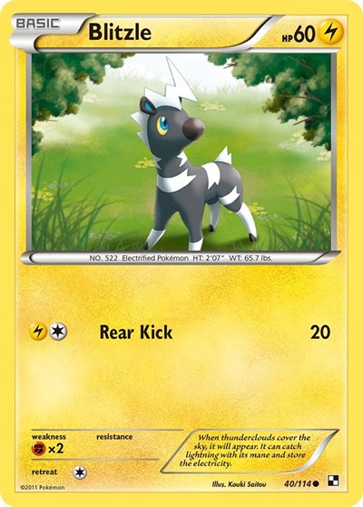 BLW: Blitzle (40) (Reverse Holofoil)