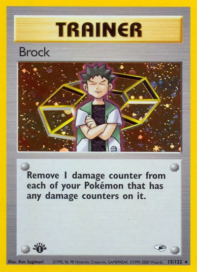 G1: Brock (15) (1st Edition Holofoil)