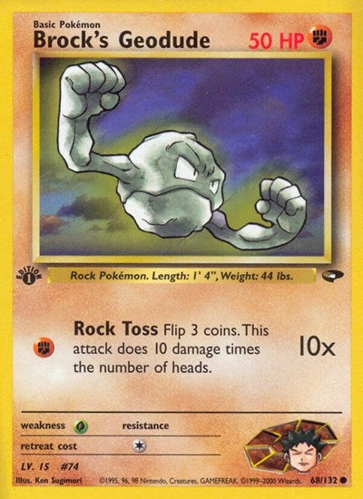 G2: Brock's Geodude (1st Edition)