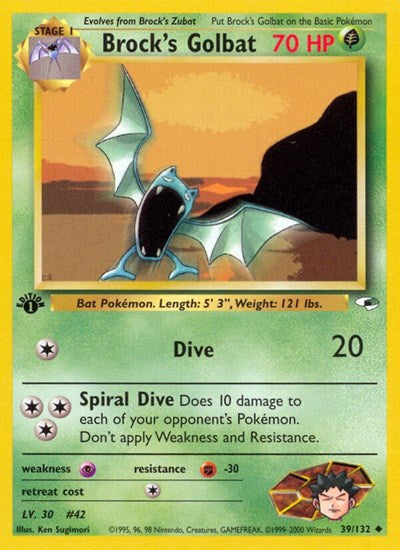G1: Brock's Golbat (1st Edition)