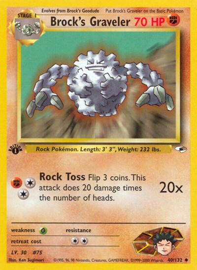 G1: Brock's Graveler (1st Edition)