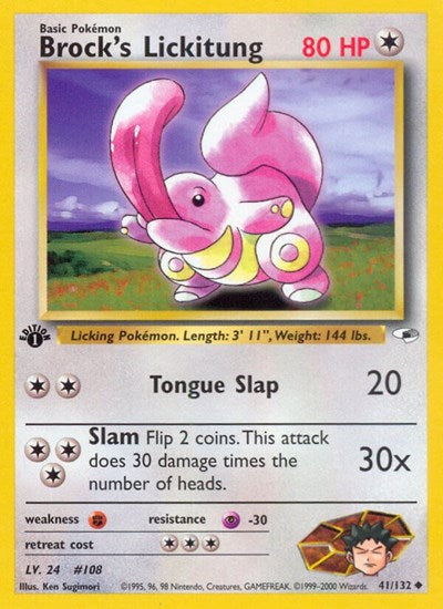 G1: Brock's Lickitung (1st Edition)