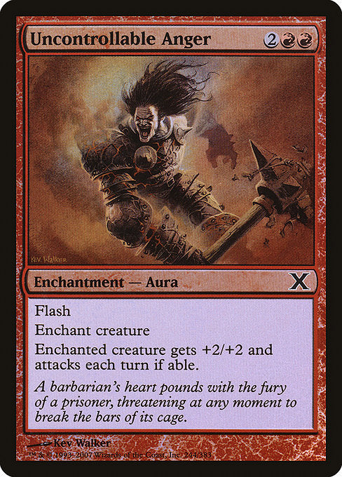 10E: Uncontrollable Anger (Foil)