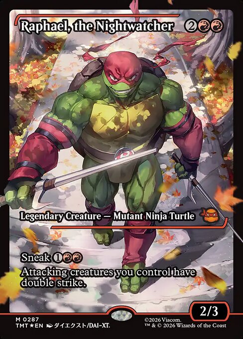 TMT: Raphael, the Nightwatcher (Showcase) (Foil)