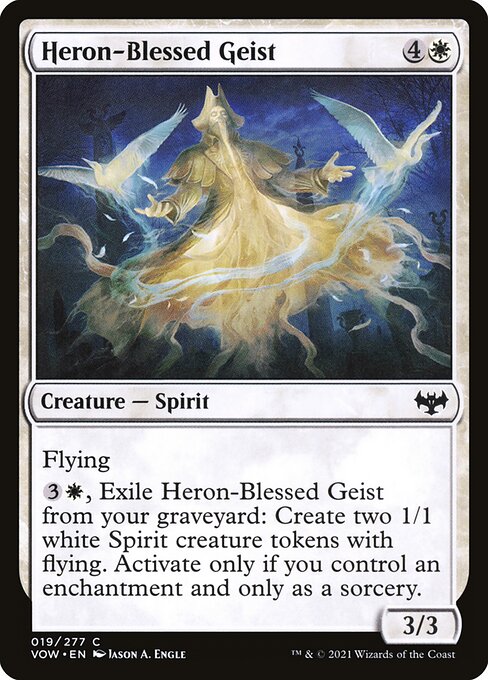 VOW: Heron-Blessed Geist (Foil)
