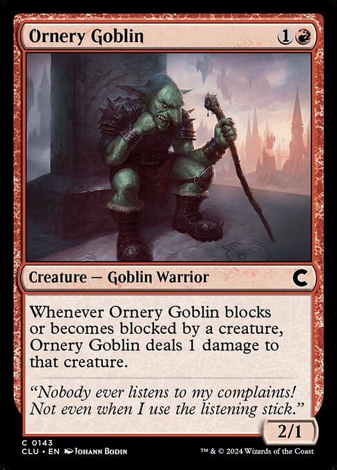 CLU: Ornery Goblin