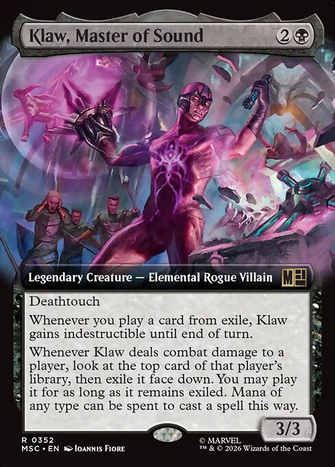 MSC: Klaw, Master of Sound (Extended Art)