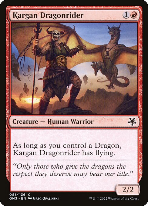 GN3: Kargan Dragonrider