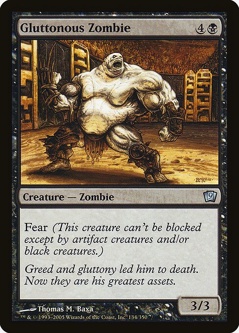 9ED: Gluttonous Zombie (Foil)