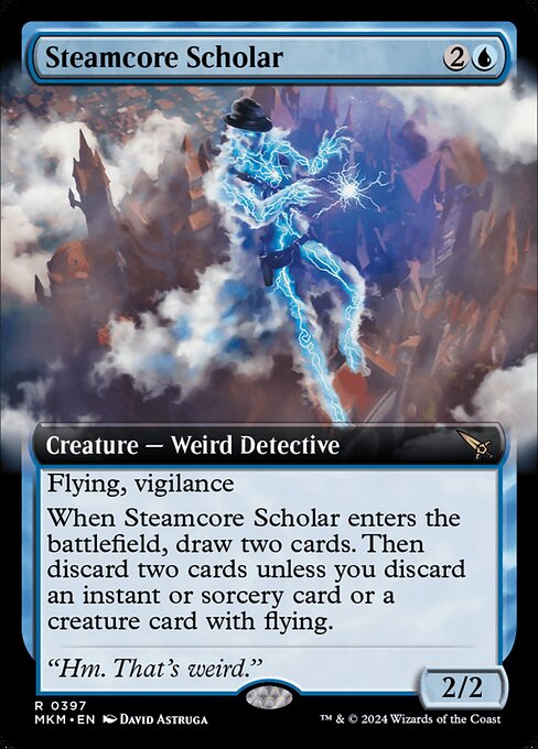 MKM: Steamcore Scholar (Extended Art) (Foil)