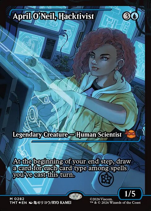 TMT: April O'Neil, Hacktivist (0282) (Showcase) (Foil)