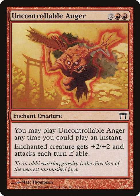 CHK: Uncontrollable Anger (Foil)
