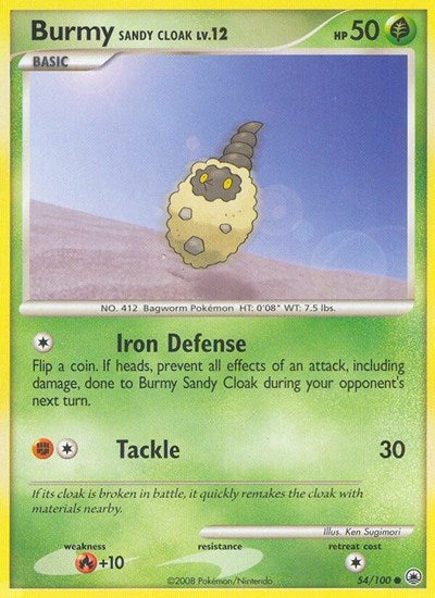 MD: Burmy Sandy Cloak (Reverse Holofoil)