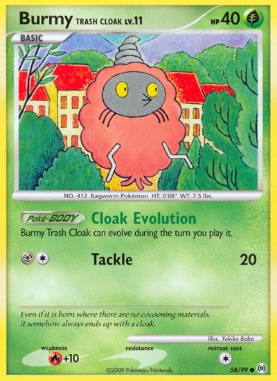 AR: Burmy Trash Cloak (Reverse Holofoil)