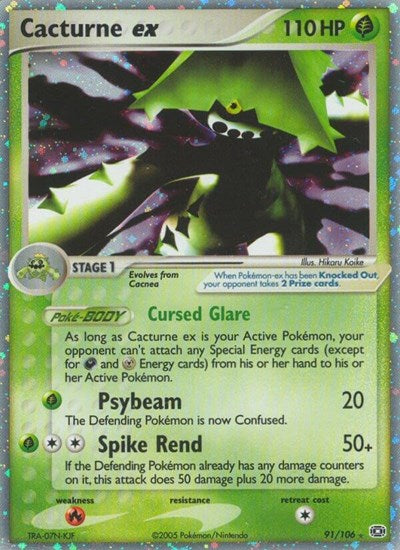 EM: Cacturne ex (Holofoil)