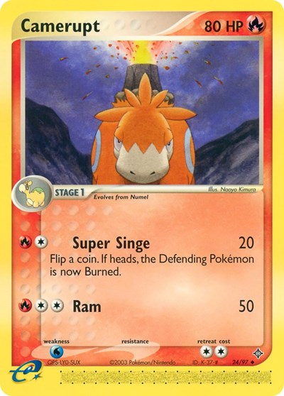 DR: Camerupt (Reverse Holofoil)