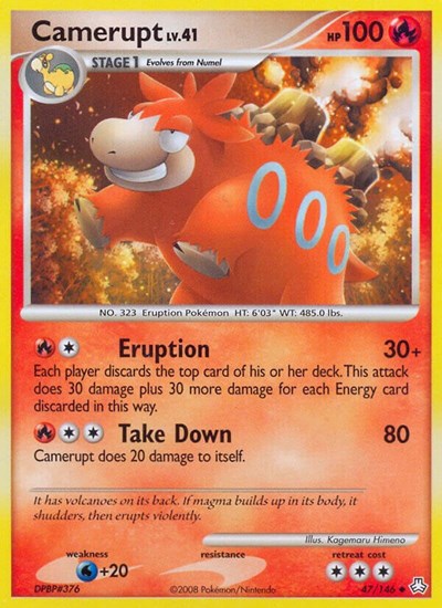 LA: Camerupt (Reverse Holofoil)