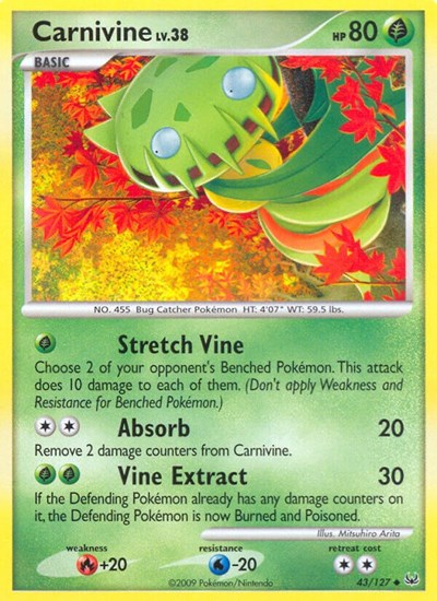 PL: Carnivine (43) (Reverse Holofoil)