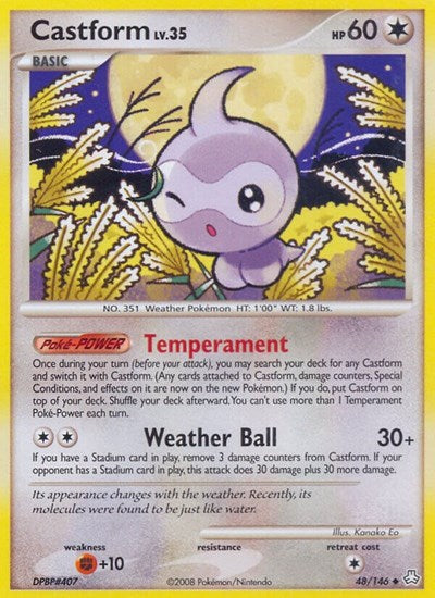 LA: Castform (Reverse Holofoil)