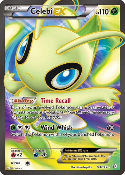 BCR: Celebi EX (141 Full Art) (Holofoil)