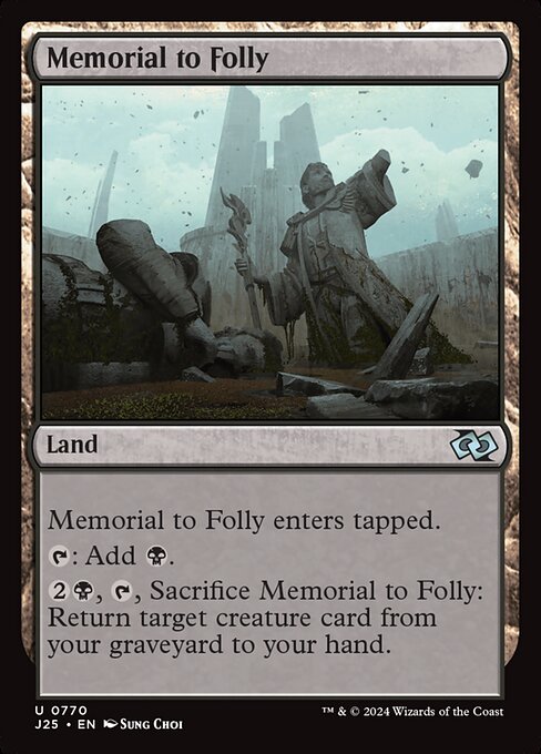 J25: Memorial to Folly