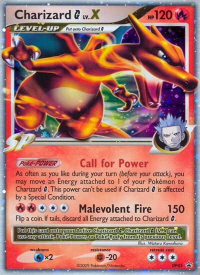 PR: Charizard G LV.X - DP45 (Holofoil)