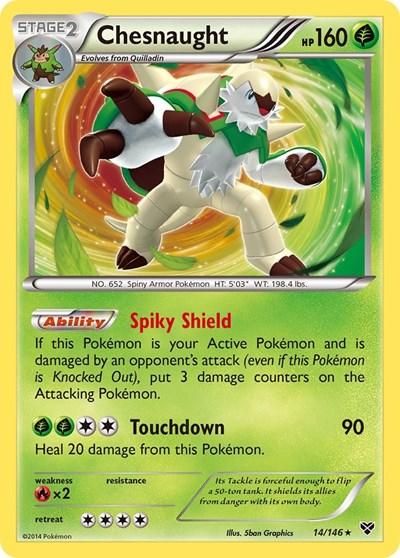 XY: Chesnaught (Holofoil)