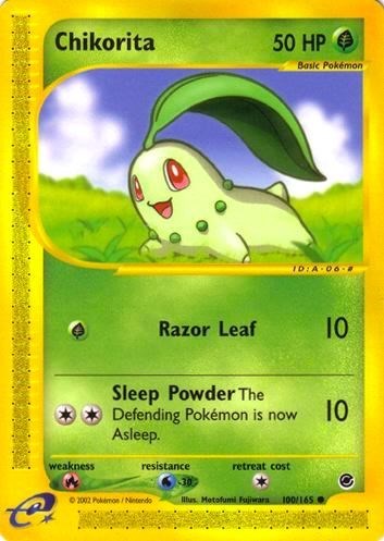 EX: Chikorita (100) (Reverse Holofoil)