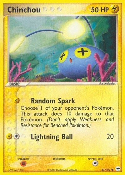 HL: Chinchou - 57/101 (Reverse Holofoil)