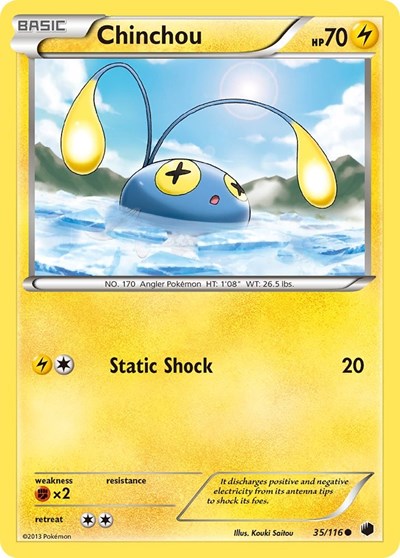 PLF: Chinchou (Reverse Holofoil)