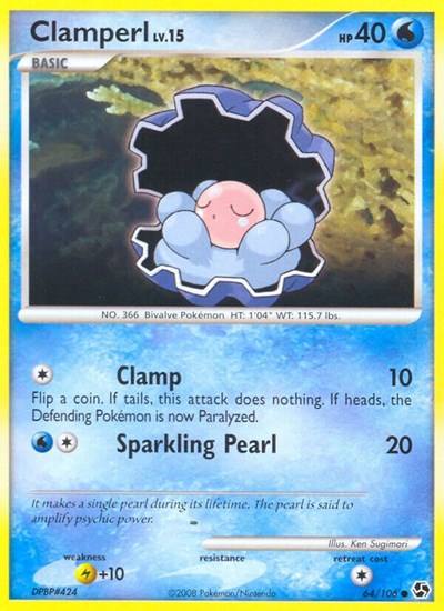 GE: Clamperl (Reverse Holofoil)