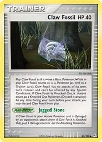 HP: Claw Fossil (Reverse Holofoil)