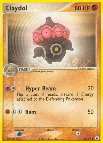 HL: Claydol - 31/101 (Reverse Holofoil)