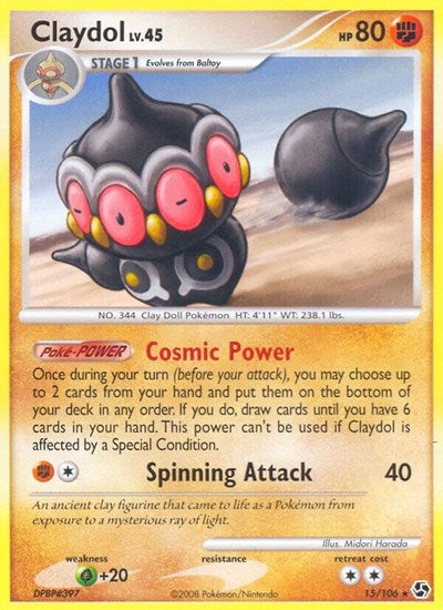 GE: Claydol (Reverse Holofoil)