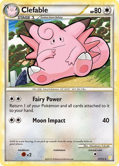 HS: Clefable (Reverse Holofoil)