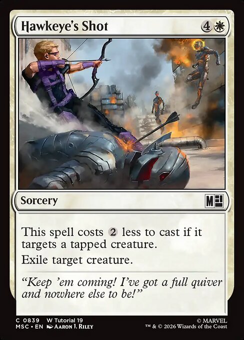 MSC: Hawkeye's Shot (0839)