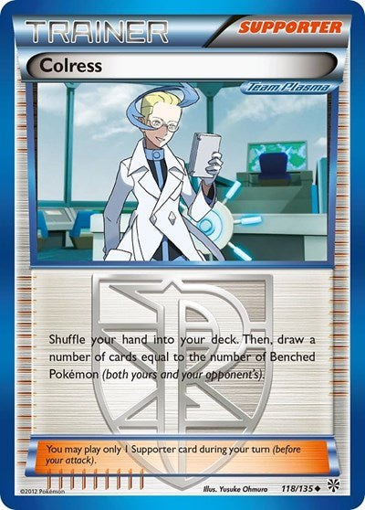 PLS: Colress (Team Plasma) (Reverse Holofoil)