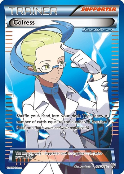 PLS: Colress (Team Plasma) (135 Full Art) (Holofoil)