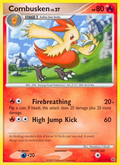 PL: Combusken (Reverse Holofoil)