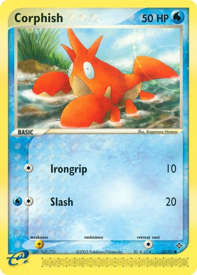 DR: Corphish - 53/97 (Reverse Holofoil)