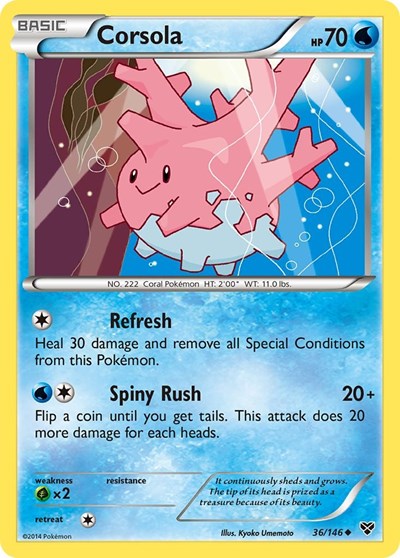 XY: Corsola (Reverse Holofoil)