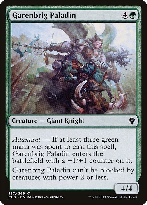 ELD: Garenbrig Paladin (Foil)