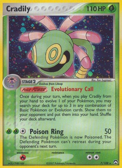 PK: Cradily (Reverse Holofoil)