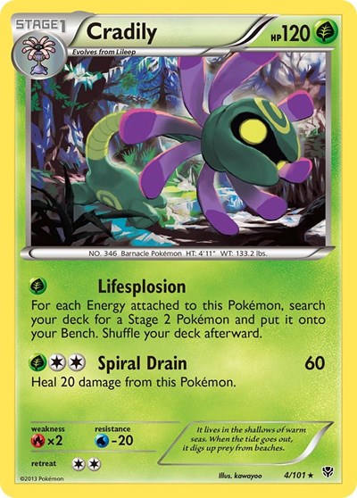 PLB: Cradily (Reverse Holofoil)