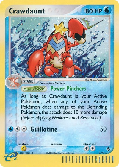 DR: Crawdaunt - 3/97 (Holofoil)