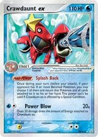HP: Crawdaunt ex (Holofoil)